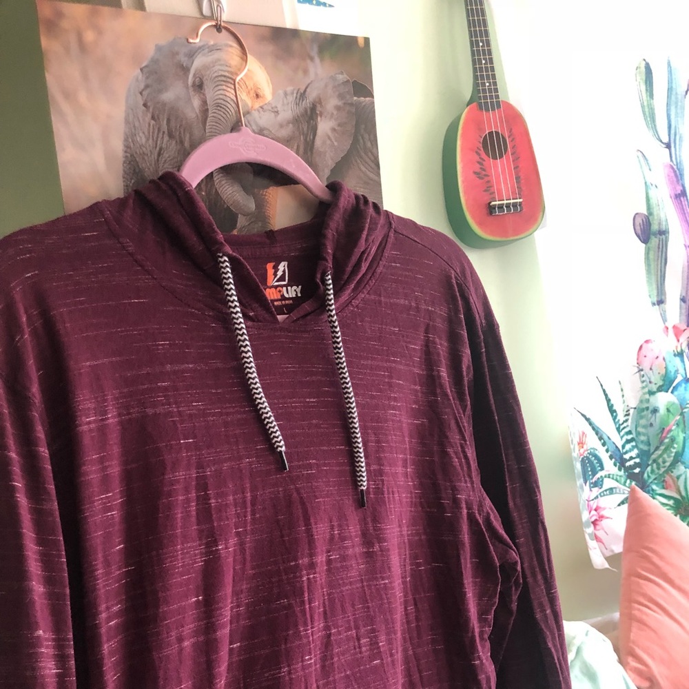 Amplify Maroon light hoodie